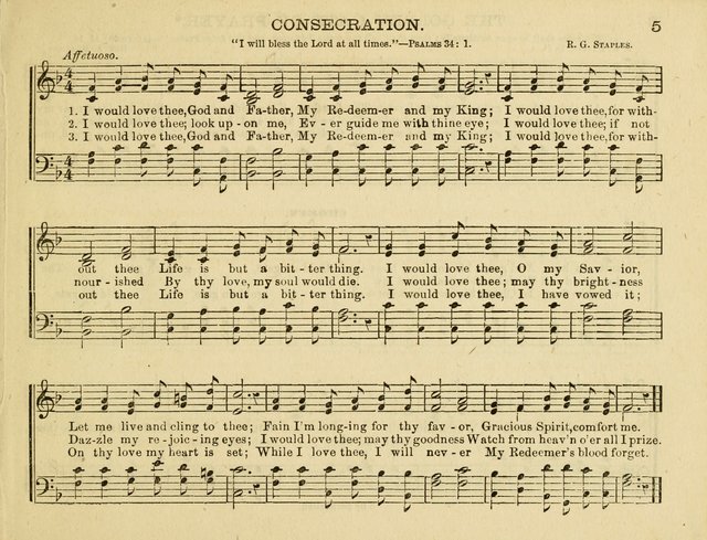 Fount of Blessing: a choice collection of sacred melodies, suitable for sunday schools, bible classes, prayer and praise meetings, gospel temperance meetings, and the home circles page 5