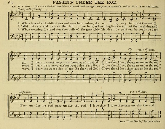 Fount of Blessing: a choice collection of sacred melodies, suitable for sunday schools, bible classes, prayer and praise meetings, gospel temperance meetings, and the home circles page 58