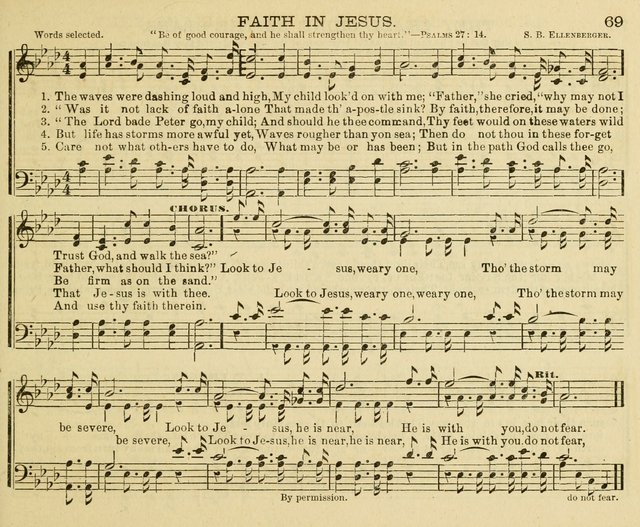 Fount of Blessing: a choice collection of sacred melodies, suitable for sunday schools, bible classes, prayer and praise meetings, gospel temperance meetings, and the home circles page 61