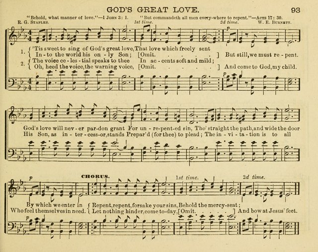 Fount of Blessing: a choice collection of sacred melodies, suitable for sunday schools, bible classes, prayer and praise meetings, gospel temperance meetings, and the home circles page 85