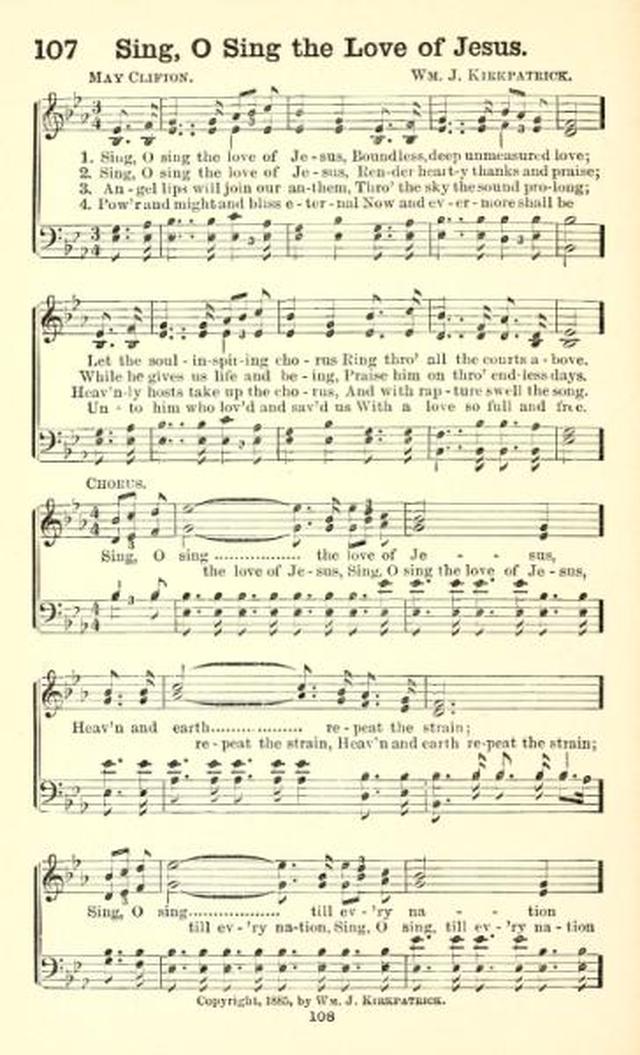 The Finest of the Wheat: hymns new and old, for missionary and revival meetings, and sabbath-schools page 107