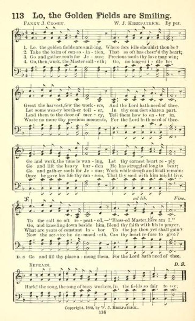 The Finest of the Wheat: hymns new and old, for missionary and revival meetings, and sabbath-schools page 113