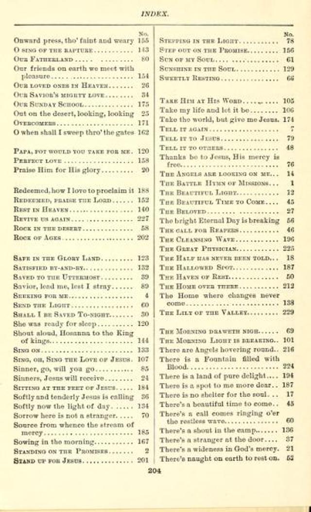 The Finest of the Wheat: hymns new and old, for missionary and revival meetings, and sabbath-schools page 203