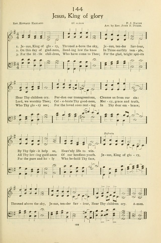 Gloria: a hymnal for use in Sunday schools, young people