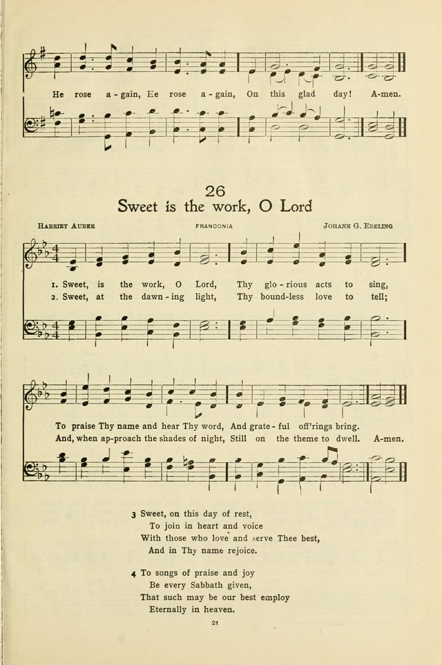 Gloria: a hymnal for use in Sunday schools, young people