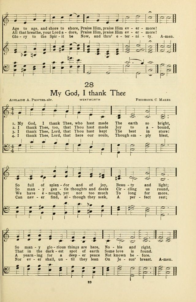 Gloria: a hymnal for use in Sunday schools, young people