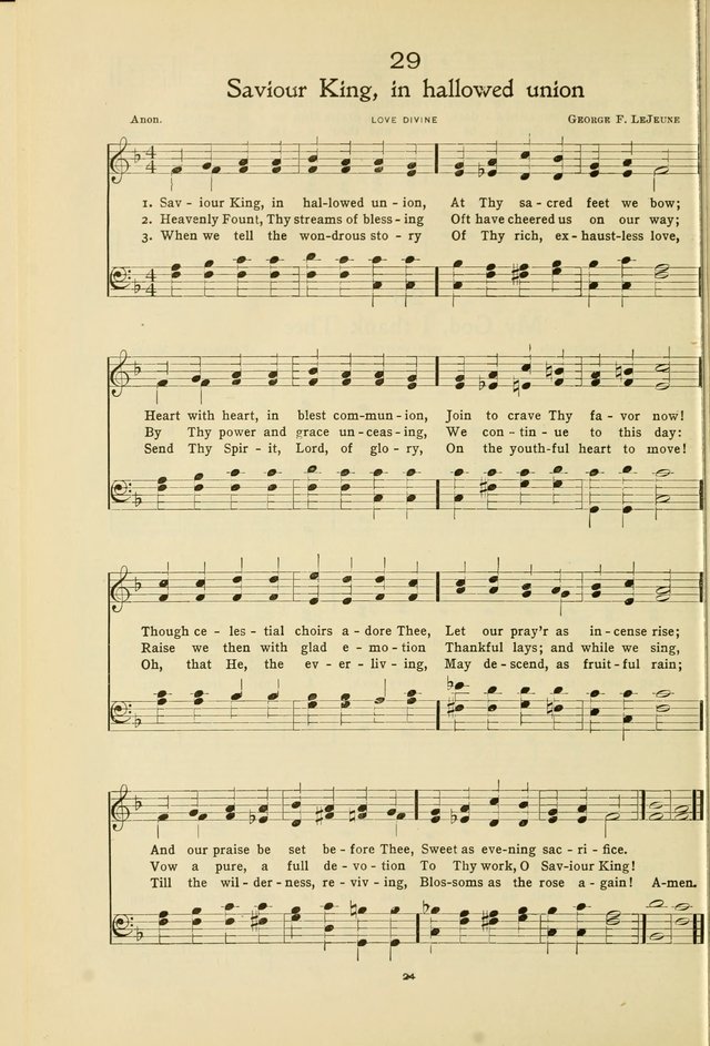 Gloria: a hymnal for use in Sunday schools, young people