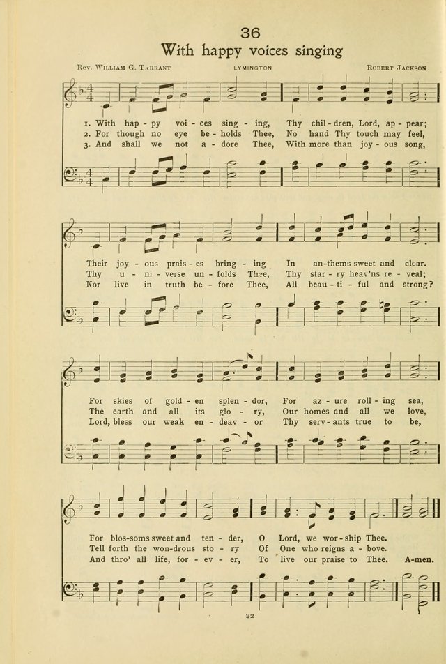 Gloria: a hymnal for use in Sunday schools, young people