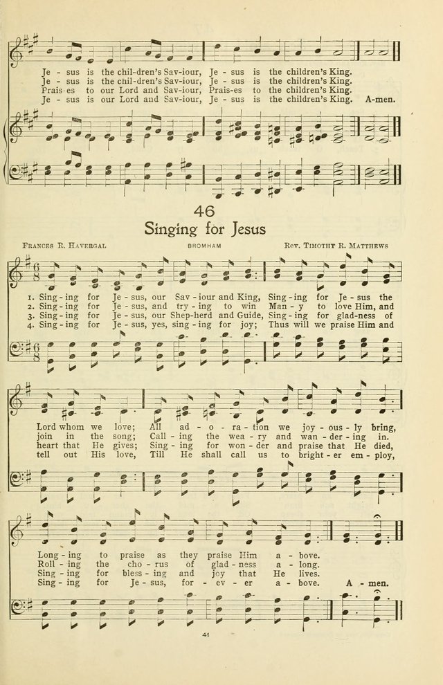 Gloria: a hymnal for use in Sunday schools, young people