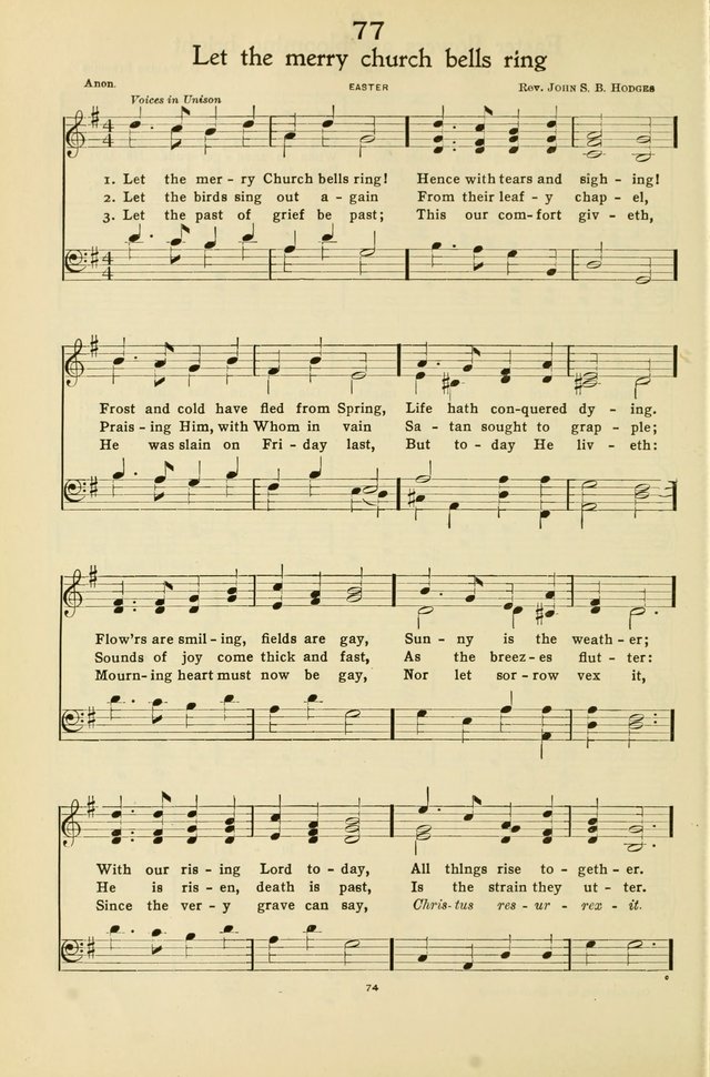 Gloria: a hymnal for use in Sunday schools, young people