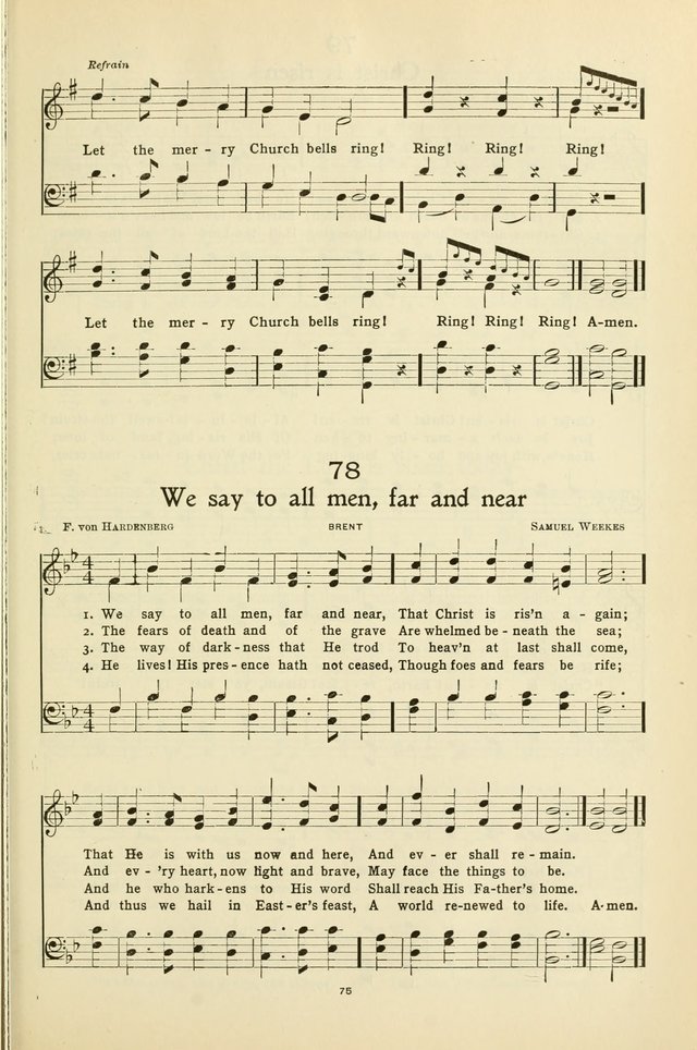 Gloria: a hymnal for use in Sunday schools, young people