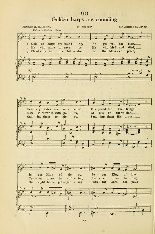 Gloria: a hymnal for use in Sunday schools, young people