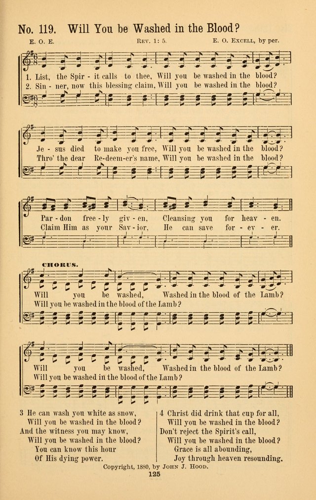 The Great Awakening: a choice collection of new and standard gospel songs page 127