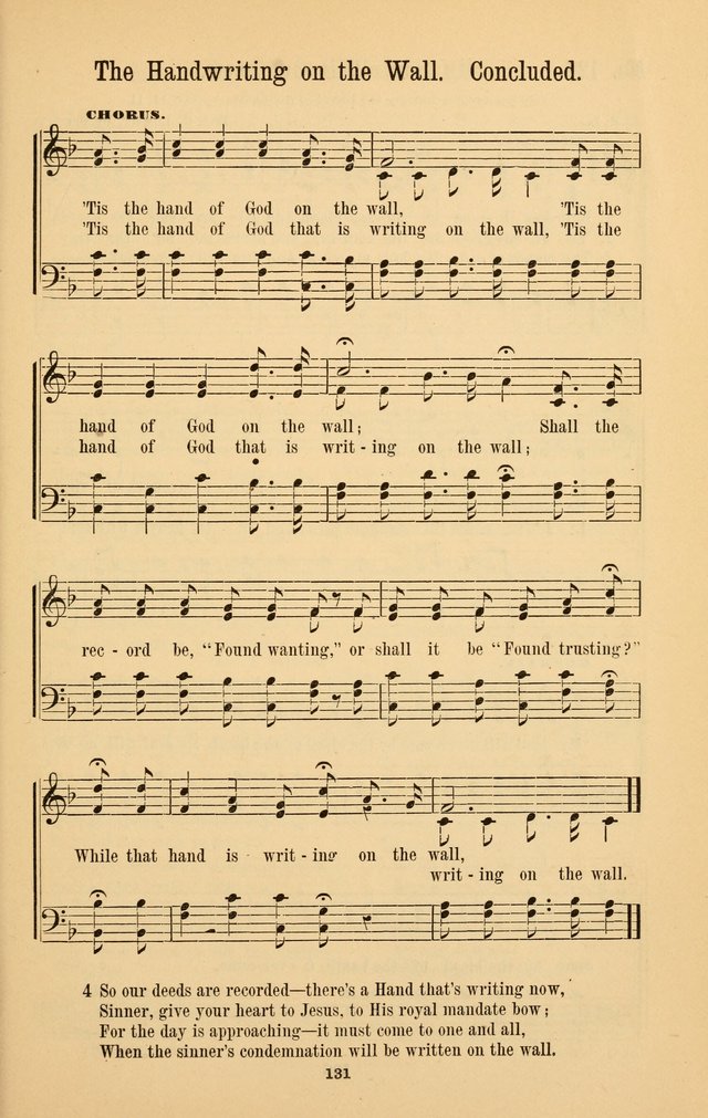 The Great Awakening: a choice collection of new and standard gospel songs page 133