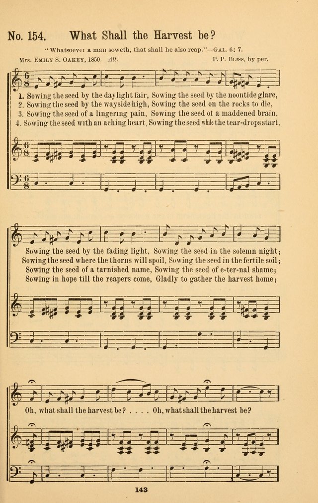 The Great Awakening: a choice collection of new and standard gospel songs page 145