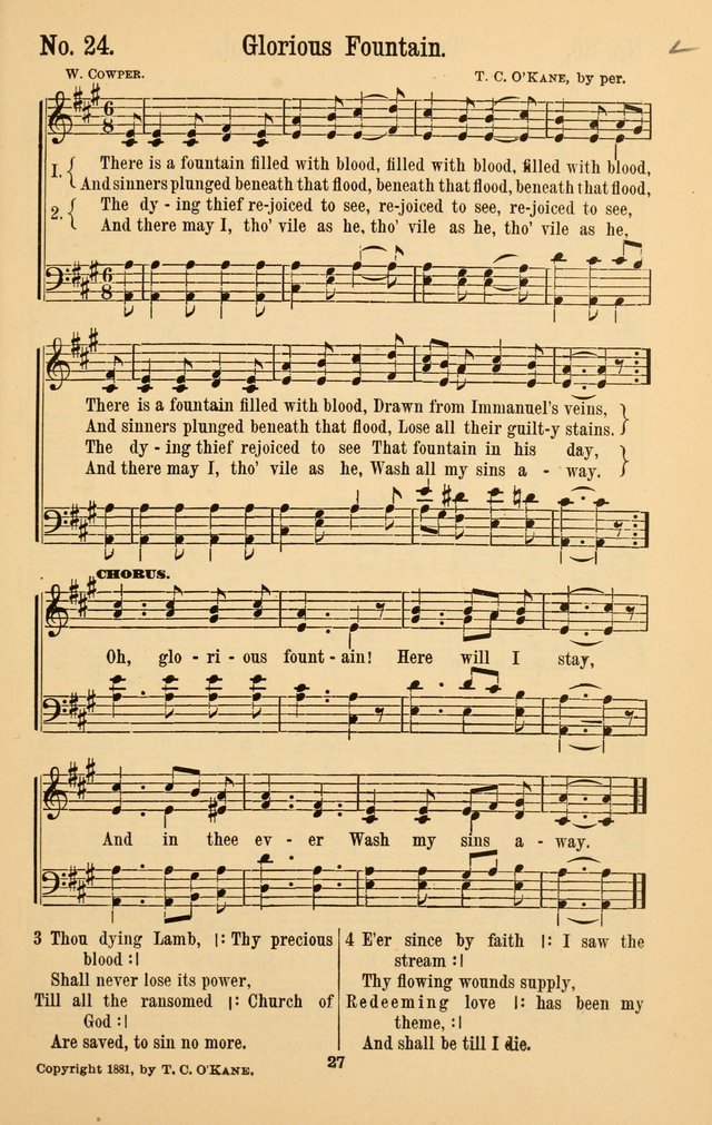 The Great Awakening: a choice collection of new and standard gospel songs page 29