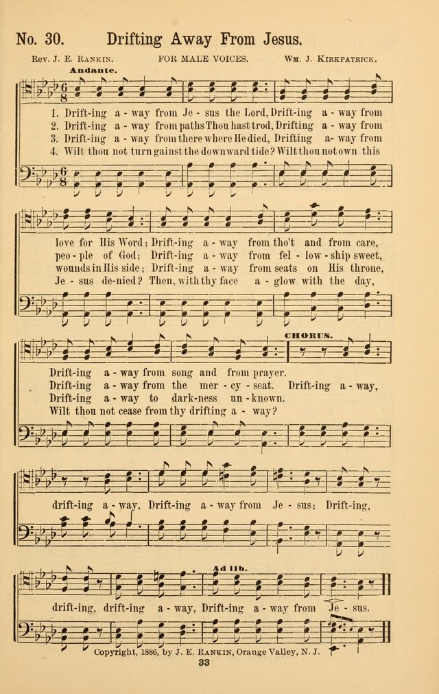 The Great Awakening: a choice collection of new and standard gospel songs page 35