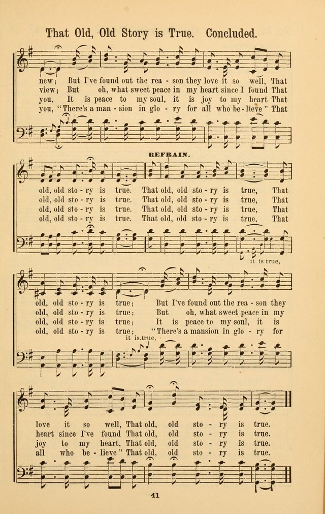 The Great Awakening: a choice collection of new and standard gospel songs page 43