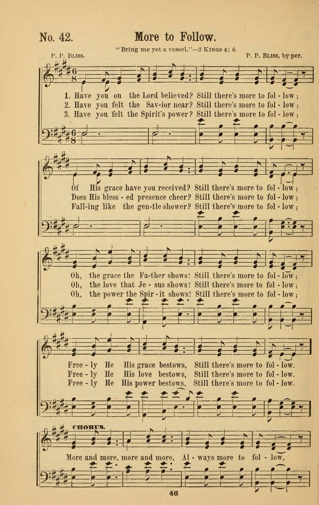 The Great Awakening: a choice collection of new and standard gospel songs page 48