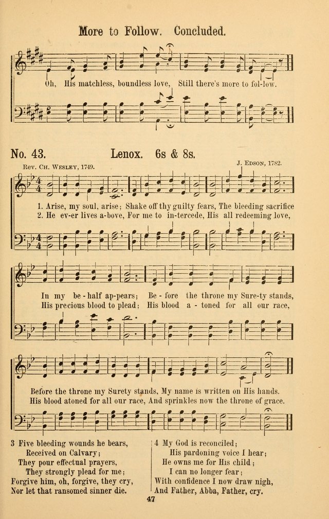 The Great Awakening: a choice collection of new and standard gospel songs page 49