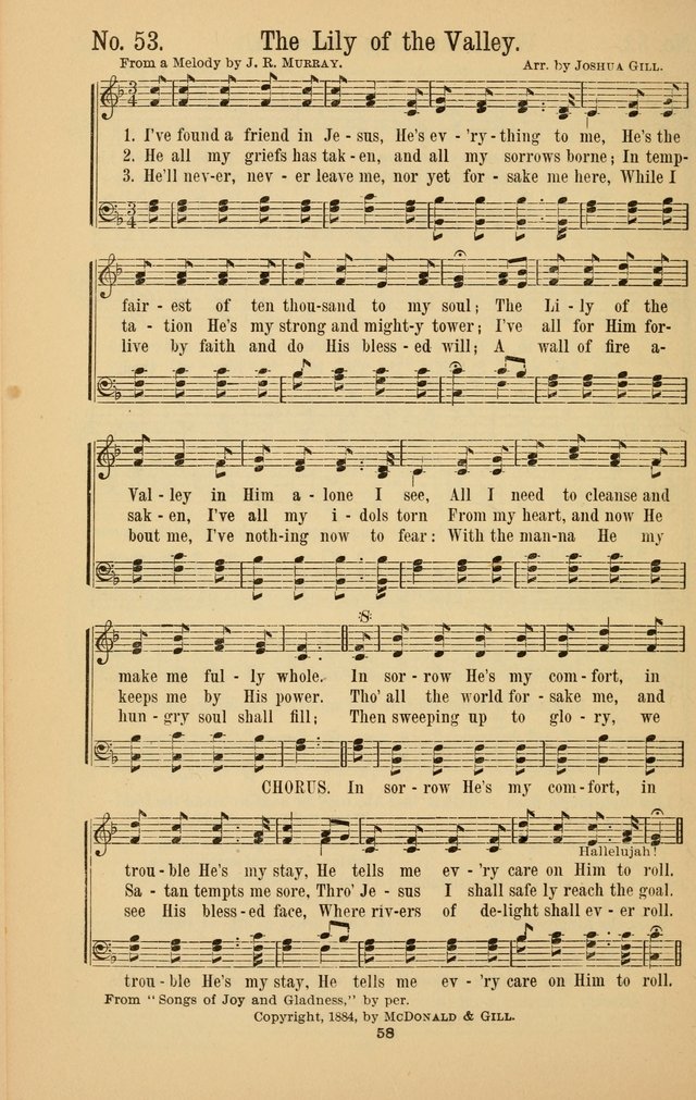 The Great Awakening: a choice collection of new and standard gospel songs page 60