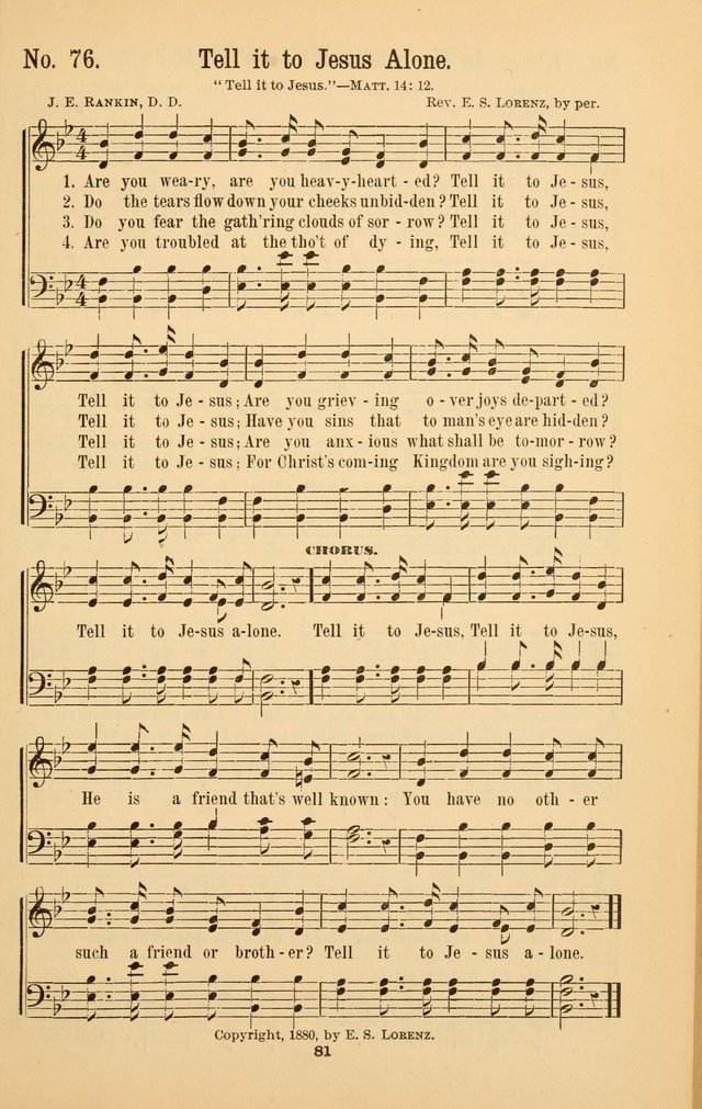 The Great Awakening: a choice collection of new and standard gospel songs page 83