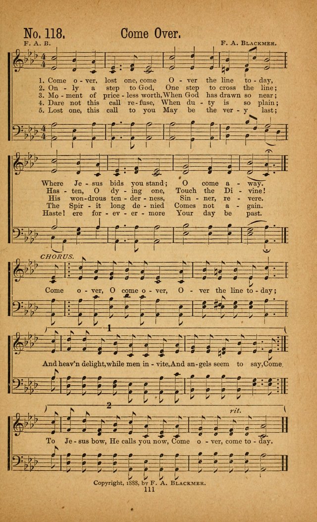 The Gospel Awakening: a collection of original and selected "hymns and spiritual songs" for the use in gospel meetings everywhere page 107