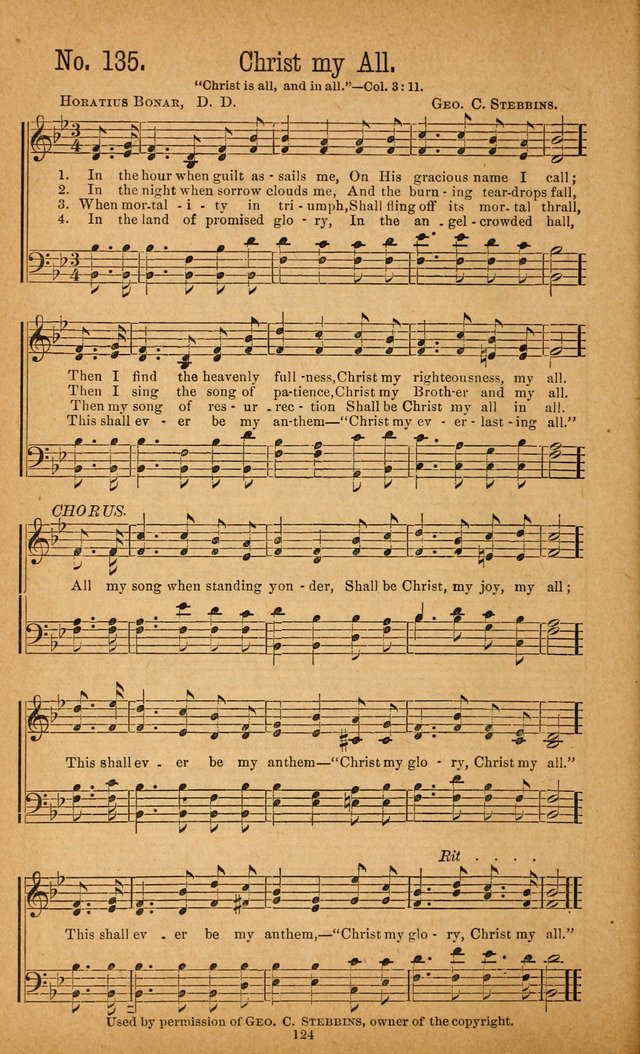 The Gospel Awakening: a collection of original and selected "hymns and spiritual songs" for the use in gospel meetings everywhere page 120