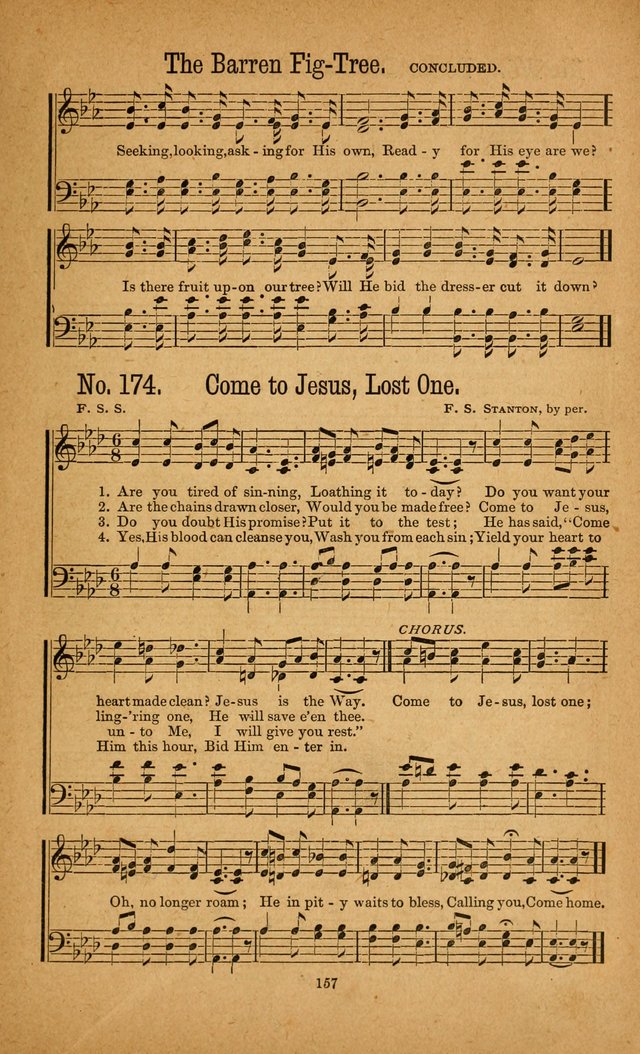 The Gospel Awakening: a collection of original and selected "hymns and spiritual songs" for the use in gospel meetings everywhere page 153