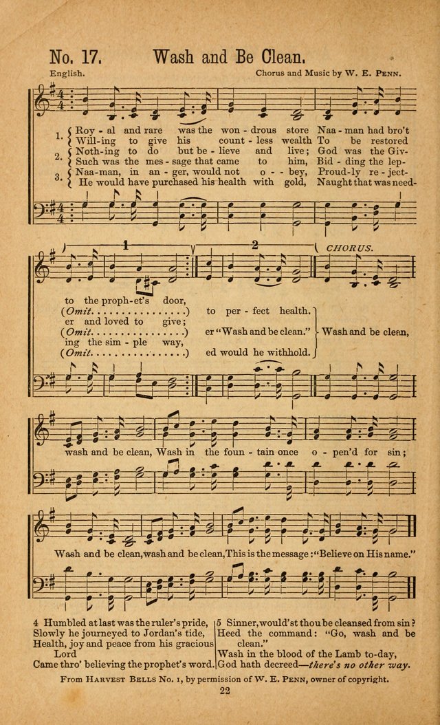 The Gospel Awakening: a collection of original and selected "hymns and spiritual songs" for the use in gospel meetings everywhere page 22