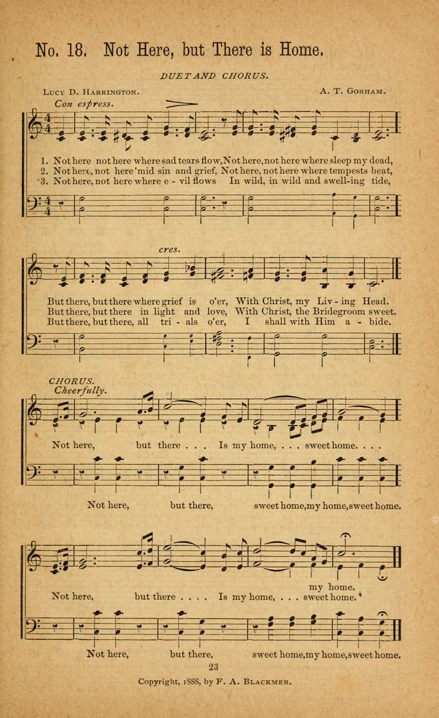 The Gospel Awakening: a collection of original and selected "hymns and spiritual songs" for the use in gospel meetings everywhere page 23