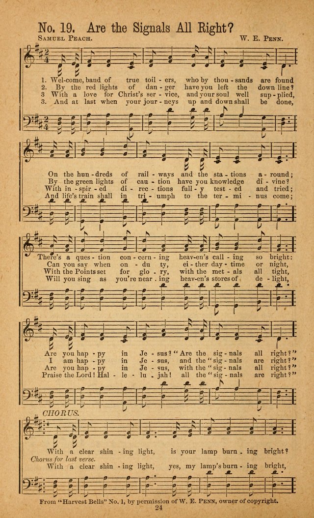 The Gospel Awakening: a collection of original and selected "hymns and spiritual songs" for the use in gospel meetings everywhere page 24