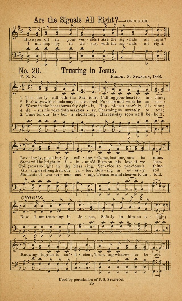 The Gospel Awakening: a collection of original and selected "hymns and spiritual songs" for the use in gospel meetings everywhere page 25