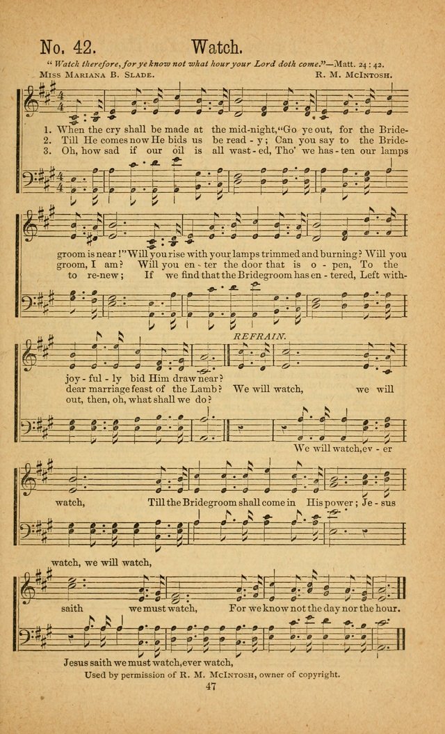 The Gospel Awakening: a collection of original and selected "hymns and spiritual songs" for the use in gospel meetings everywhere page 45