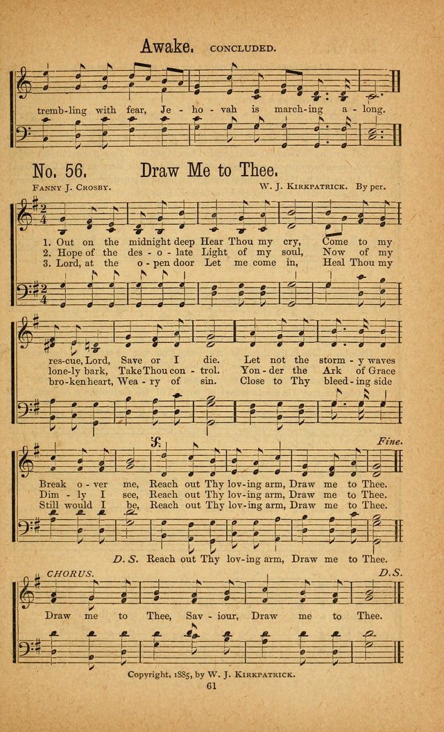 The Gospel Awakening: a collection of original and selected "hymns and spiritual songs" for the use in gospel meetings everywhere page 59