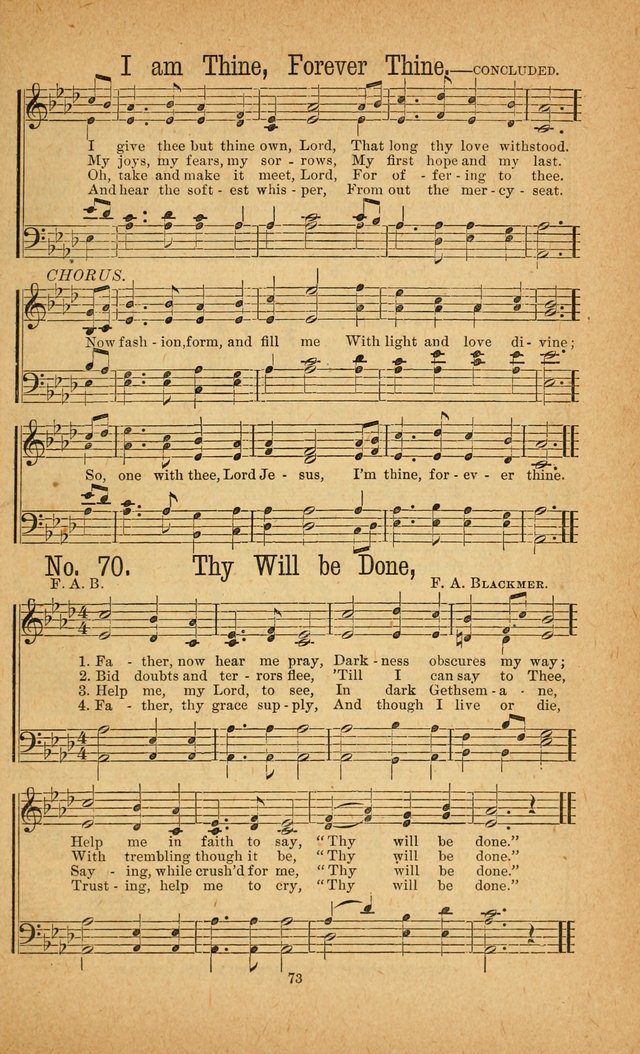 The Gospel Awakening: a collection of original and selected "hymns and spiritual songs" for the use in gospel meetings everywhere page 69