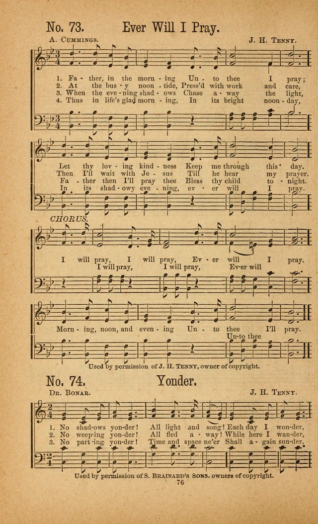 The Gospel Awakening: a collection of original and selected "hymns and spiritual songs" for the use in gospel meetings everywhere page 72