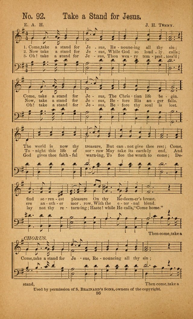 The Gospel Awakening: a collection of original and selected "hymns and spiritual songs" for the use in gospel meetings everywhere page 82