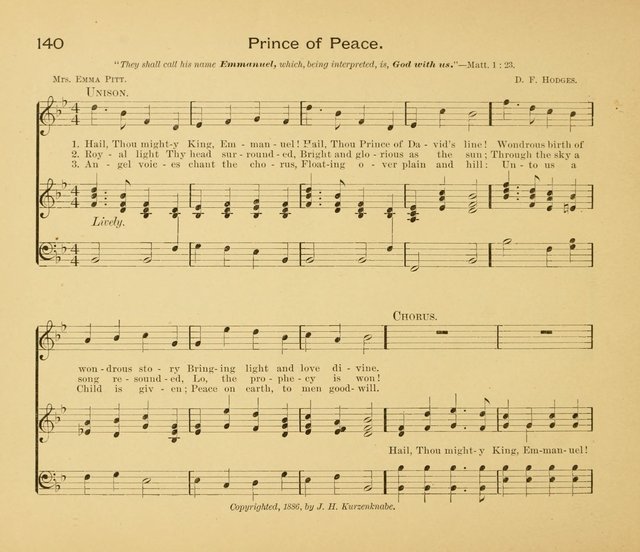 Gates Ajar: a collection of hymns and tunes for use in Sunday schools, praise and prayer meetings page 140