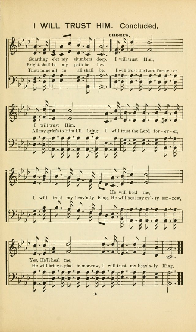 Glory Bells: a collection of new hymns and new music for Sunday-schools, gospel meetings, revivals, Christian Endeavor societies, Epworth Leagues, etc.  page 11