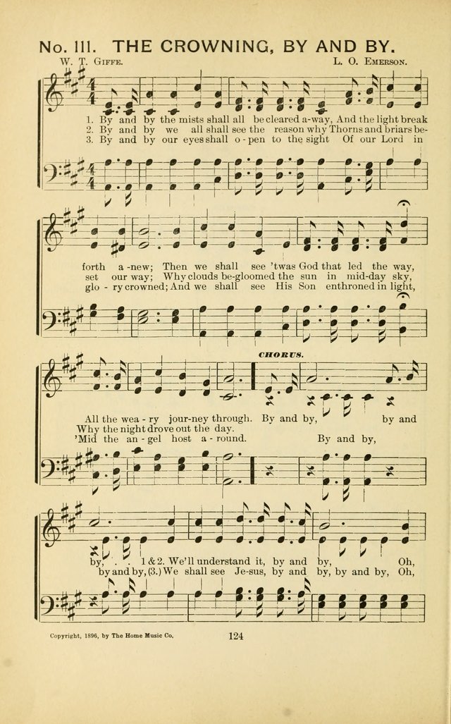 Glory Bells: a collection of new hymns and new music for Sunday-schools, gospel meetings, revivals, Christian Endeavor societies, Epworth Leagues, etc.  page 122