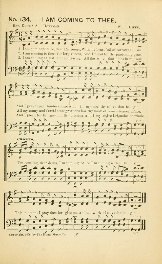 Glory Bells: a collection of new hymns and new music for Sunday-schools, gospel meetings, revivals, Christian Endeavor societies, Epworth Leagues, etc.  page 145