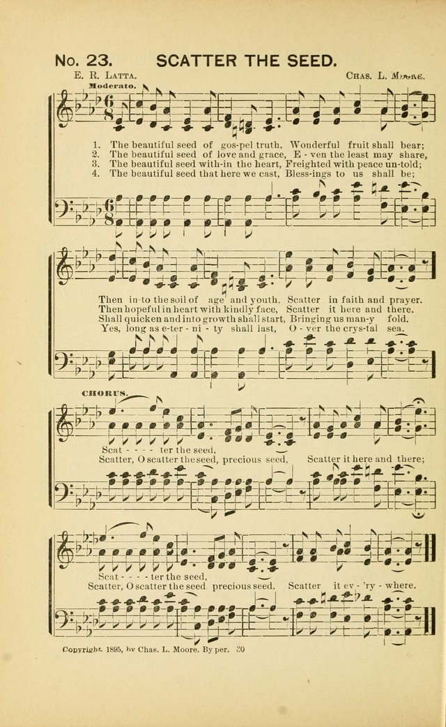 Glory Bells: a collection of new hymns and new music for Sunday-schools, gospel meetings, revivals, Christian Endeavor societies, Epworth Leagues, etc.  page 28