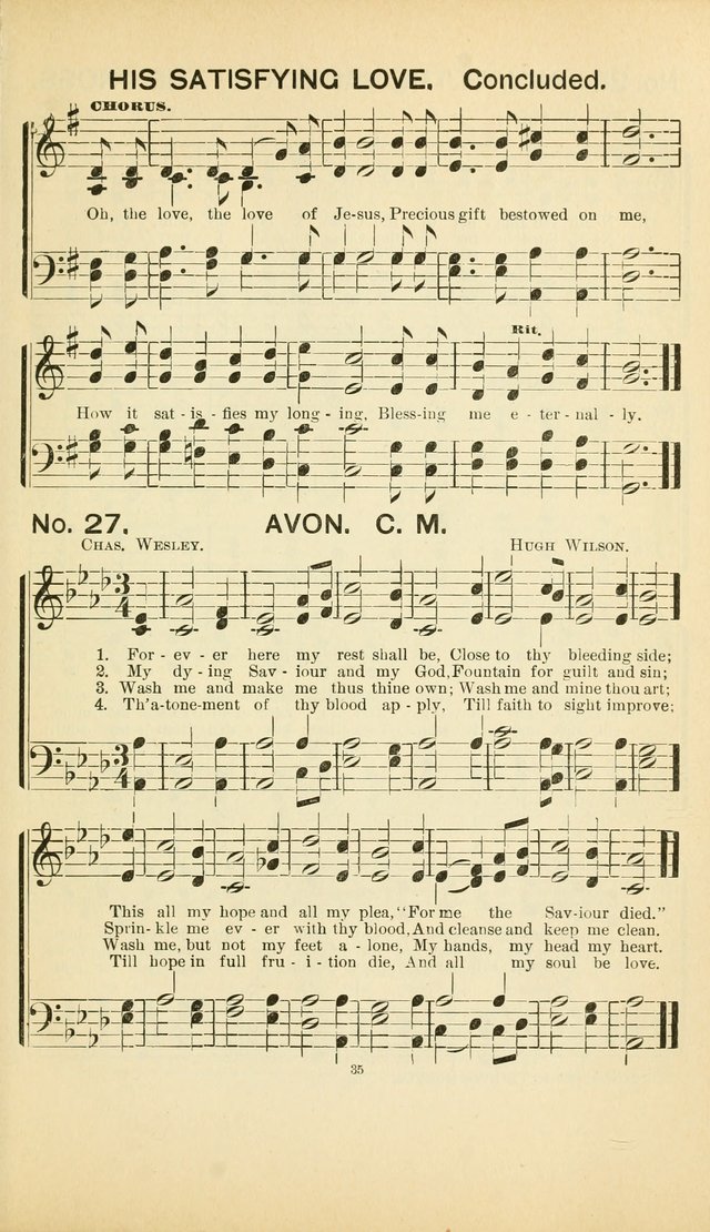 Glory Bells: a collection of new hymns and new music for Sunday-schools, gospel meetings, revivals, Christian Endeavor societies, Epworth Leagues, etc.  page 33