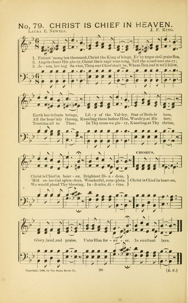 Glory Bells: a collection of new hymns and new music for Sunday-schools, gospel meetings, revivals, Christian Endeavor societies, Epworth Leagues, etc.  page 88