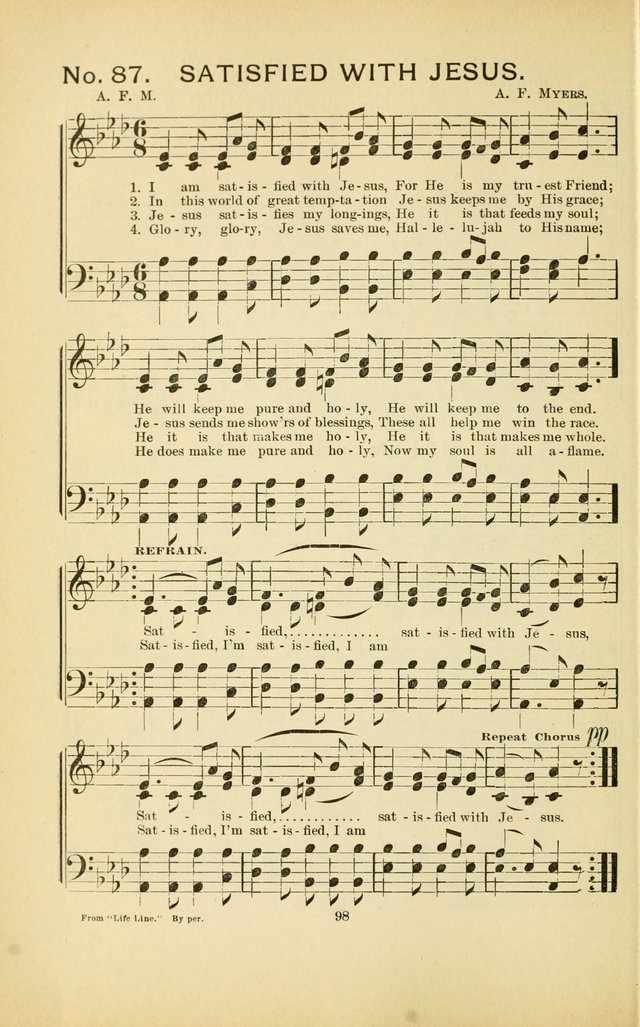 Glory Bells: a collection of new hymns and new music for Sunday-schools, gospel meetings, revivals, Christian Endeavor societies, Epworth Leagues, etc.  page 96