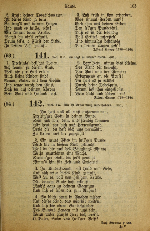 Gesangbuch der Bischöflichen Methodisten-Kirche: in Deutschalnd und der Schweiz page 101