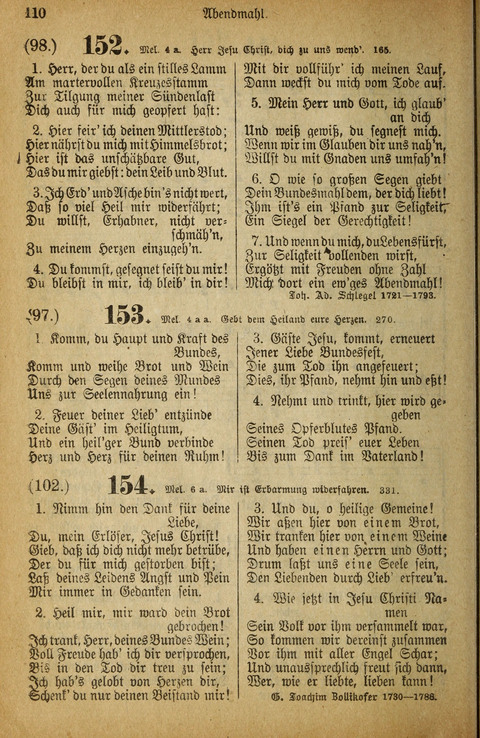 Gesangbuch der Bischöflichen Methodisten-Kirche: in Deutschalnd und der Schweiz page 108