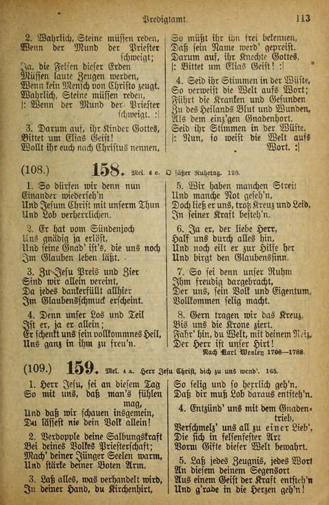 Gesangbuch der Bischöflichen Methodisten-Kirche: in Deutschalnd und der Schweiz page 111