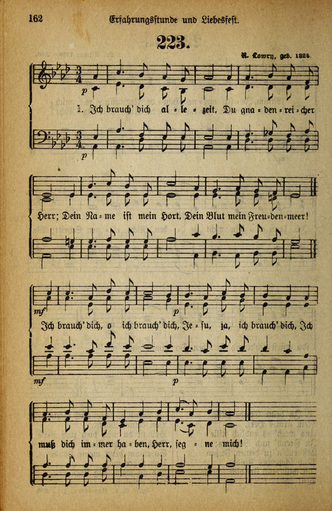 Gesangbuch der Bischöflichen Methodisten-Kirche: in Deutschalnd und der Schweiz page 160